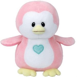Peluche baby ty 8po pinguoin rose Penny