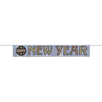 Happy New Year fringe banner 4.75ft