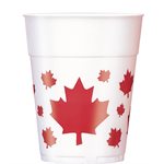Canada day 16oz plastic cups 8pcs