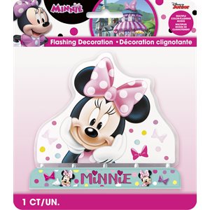 Minnie Mouse flashing cake decoration