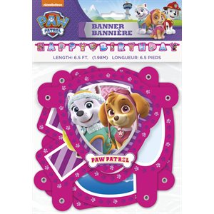 Paw Patrol Girls jointed letter banner