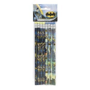 8 crayons de bois Batman
