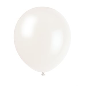 Clear latex balloons 12in 10pcs