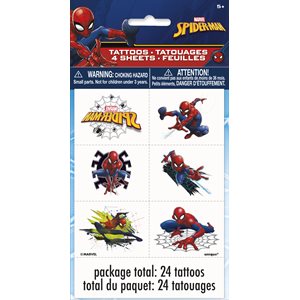 24 tatouages Spider-Man