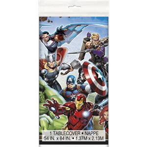 Avengers plastic table cover 54x84in