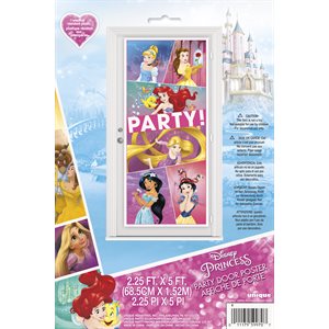 Affiche de porte Princesses Disney