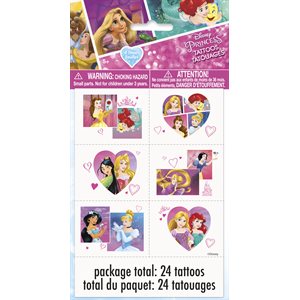 24 tatouages Princesses Disney