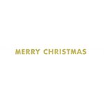 Glitter gold Merry Christmas jointed letter banner 9ft