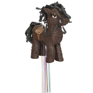 Piñata cheval brun
