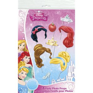 Disney Princesses photo props 8pcs