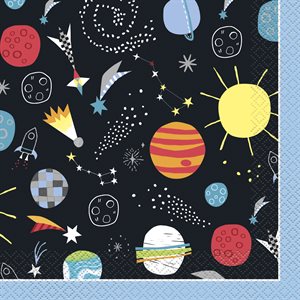Outer Space lunch napkins 16pcs