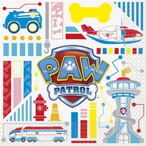 Paw Patrol lunch napkins 16pcs