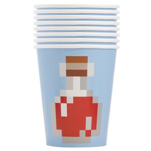 Minecraft cups 9oz 8pcs