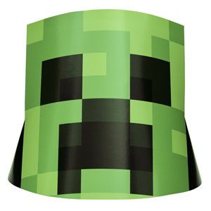 Minecraft party hats 8pcs