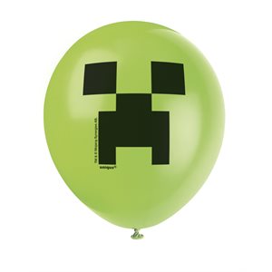Minecraft latex balloons 12pcs