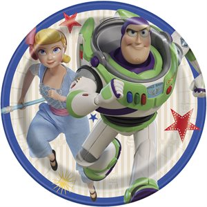 Toy Story 4 plates 7in 8pcs