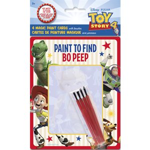 Toy Story 4 magic pain cards 4pcs with brushes