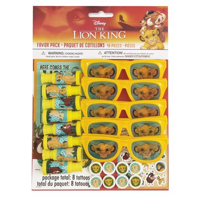 The Lion King favor pack 48pcs