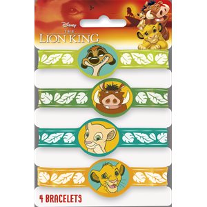 The Lion King silicone bracelets 4pcs