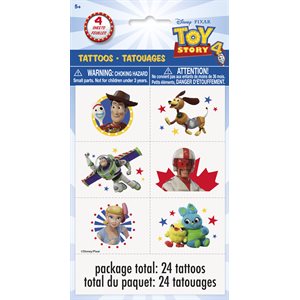 Toy Story 4 tattoos 24pcs