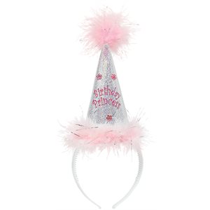Birthday princess party hat headband