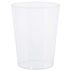 Clear plastic cylinder container 7.5in
