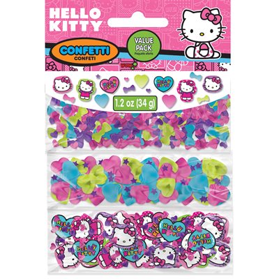 Hello Kitty foil & paper confetti 1.2oz