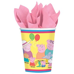Peppa Pig cups 9oz 8pcs