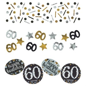 60th Sparkling Celebration confetti 1.2oz