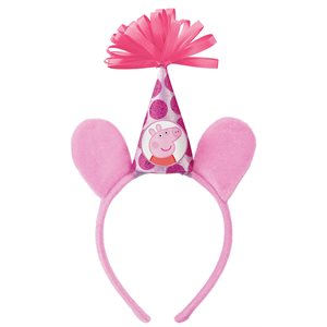 Peppa Pig hat & pig ears headband