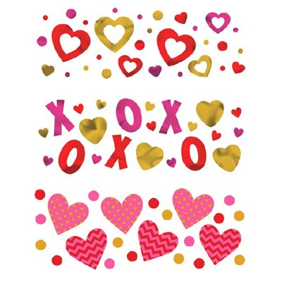 Valentine’s Day XO & heart confetti 1.2oz