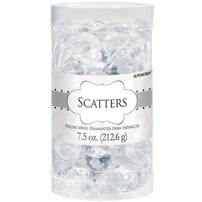 Clear gem scatters 7.5oz