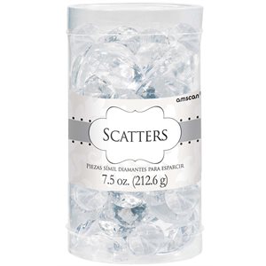 Clear gem scatters 7.5oz