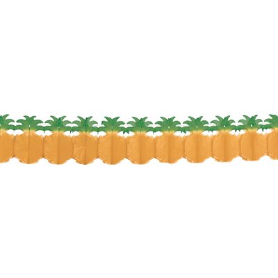 Pineapple tissue paper garland 12ft