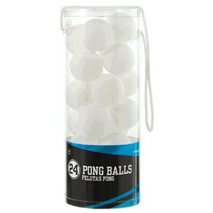 24 balles de ping-pong blanches