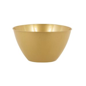 Gold plastic bowl 24oz