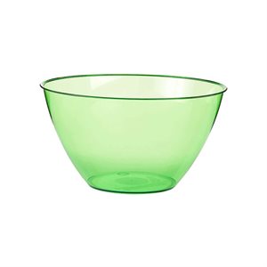 Lime green plastic bowl 24oz