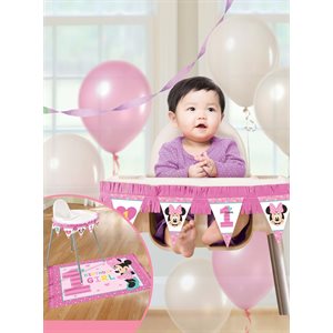 Minnie’s Fun To Be One high chair decorating kit 2pcs