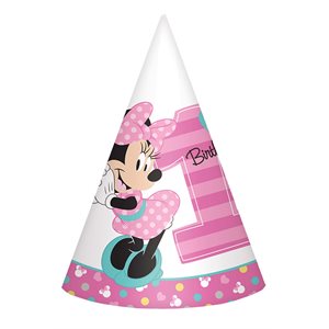 Minnie’s Fun To Be One party hats 8pcs