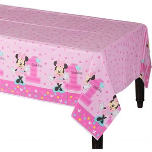 Minnie’s Fun To Be One plastic table cover 54x96in
