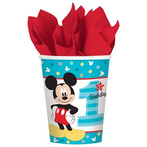 Mickey’s Fun To Be One cups 9oz 8pcs