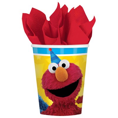 Sesame Street cups 9oz 8pcs
