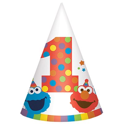 8 chapeaux Sesame Street 1re anniversaire