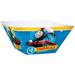 3 grands bols carrés en papier Thomas le Train