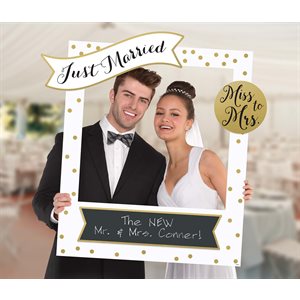 Giant wedding customizable photo frame