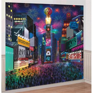 New Year in Time Square giant scene setters 9pcs