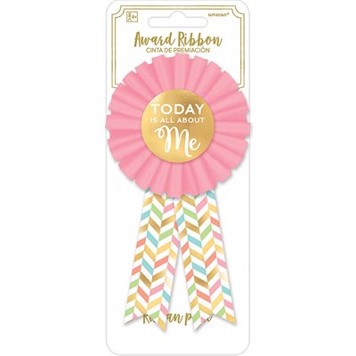 Pastel B-day today is all about me award ribbon