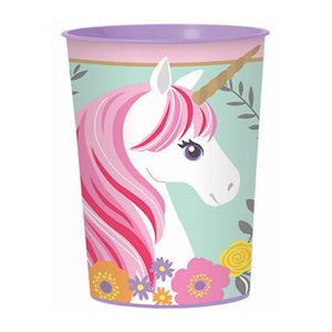 Magical Unicorn plastic cup 16oz