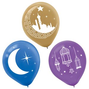 Eid Celebration latex balloons 12in 15pcs