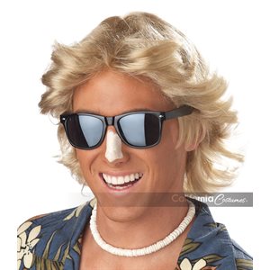 70's blond feathered hair wig